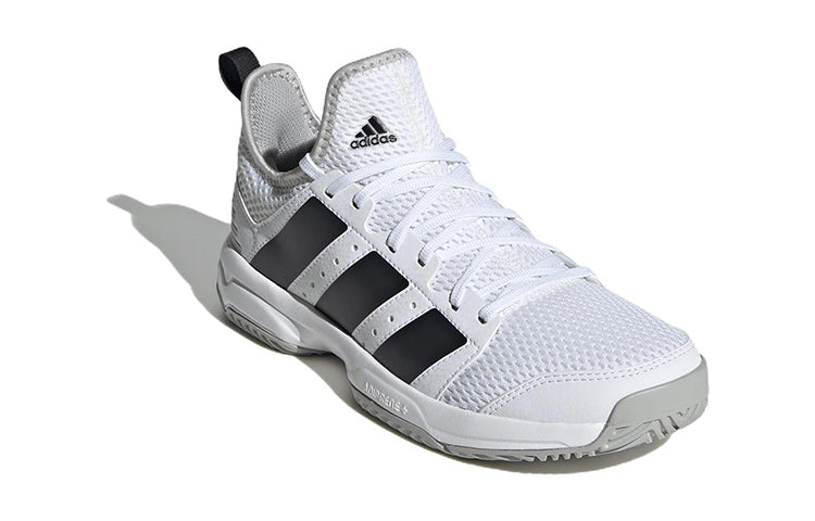 (GS) adidas Stabil J 'White Black Grey' HR0247