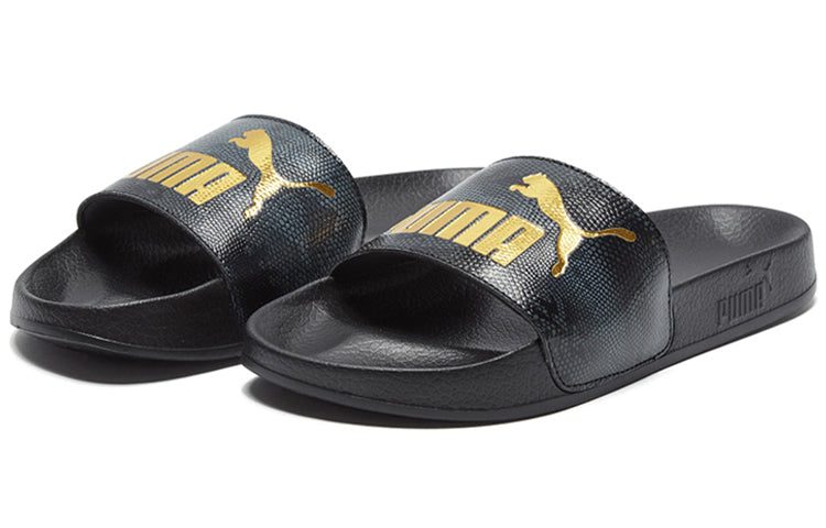 PUMA Leadcat Snake Lux Slide Sandal Black 370693-01