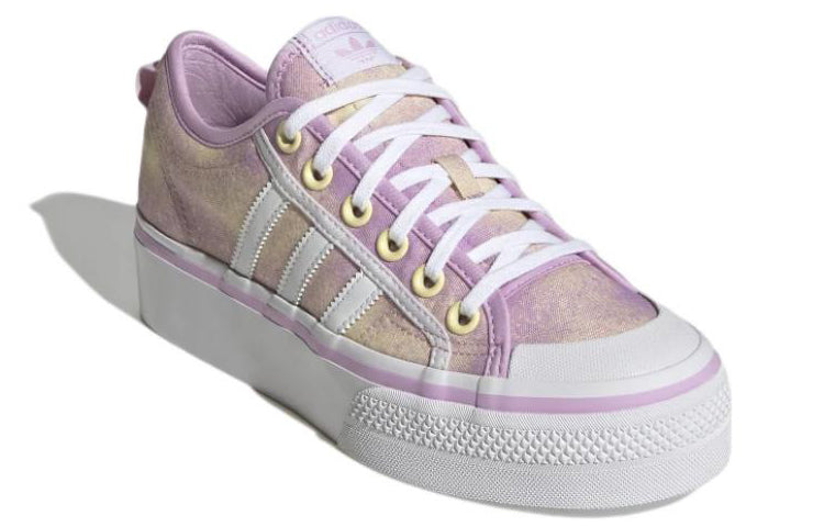 (WMNS) adidas Nizza Platform 'Lilac Yellow' GY9476