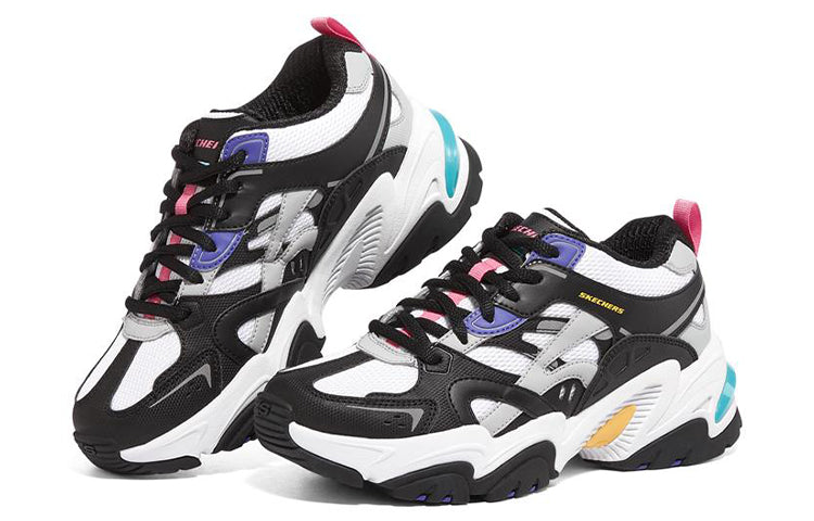 (WMNS) Skechers Stamina V2 'Black White' 896047-WBK