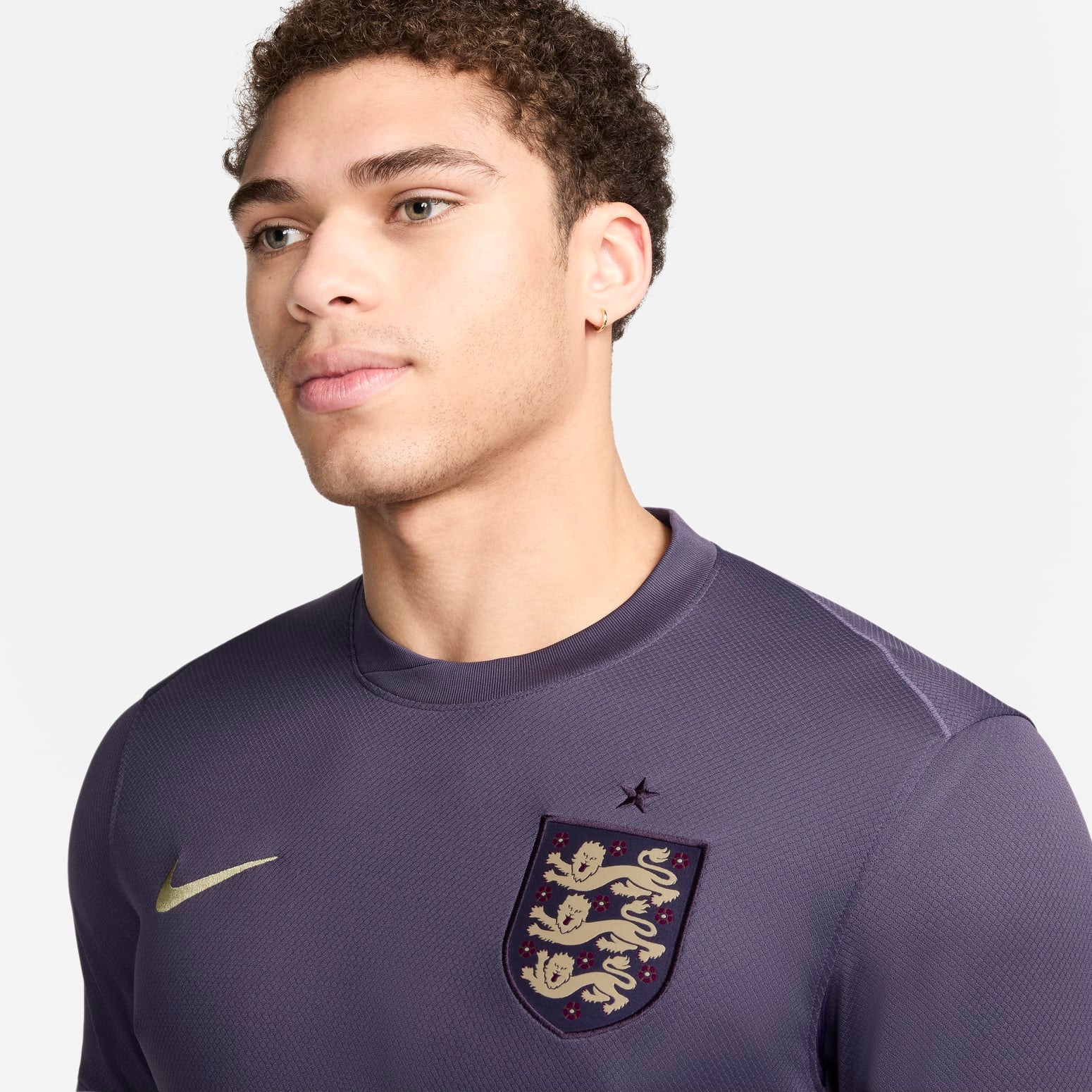 Nike England 24/25 Stadium Soccer Jersey 'Purple' FJ4272-573