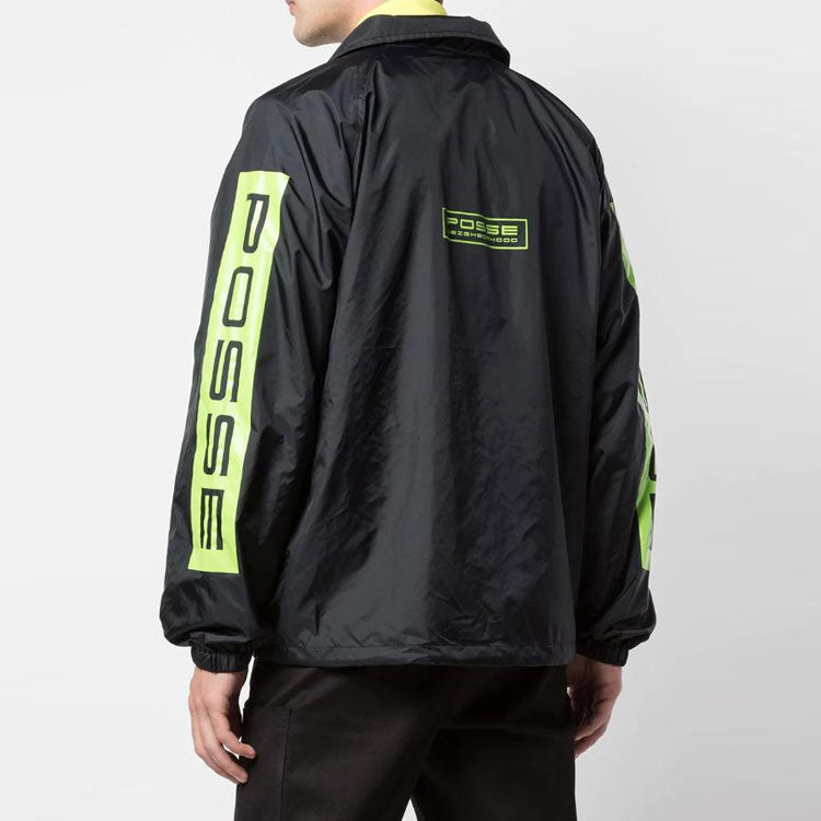 NEIGHBORHOOD Unisex Printing Jacket Black 192TSNHJKM09