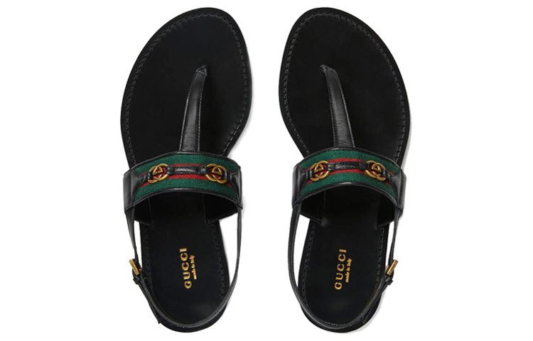 (WMNS) Gucci Sandals Black 624308-DH790-1072