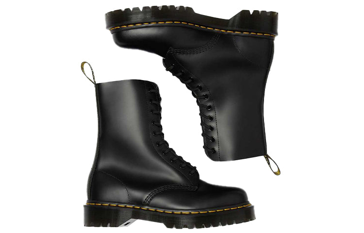 Dr.Martens 1490 Bex Smooth Leather Mid Calf Boots 'Black' 26202001