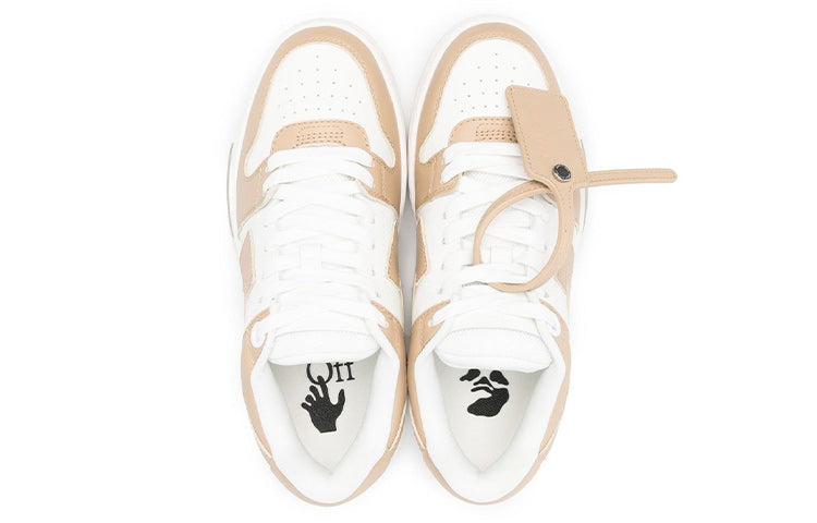 (WMNS) Off-White Out Of Office Low-Top Sneaker 'Tan White' OWIA259S22LEA0010117