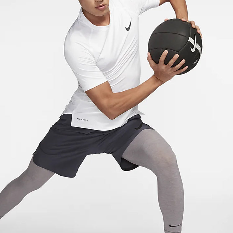 Nike Pro Training Tight Tops Short Sleeve White BV5632-100