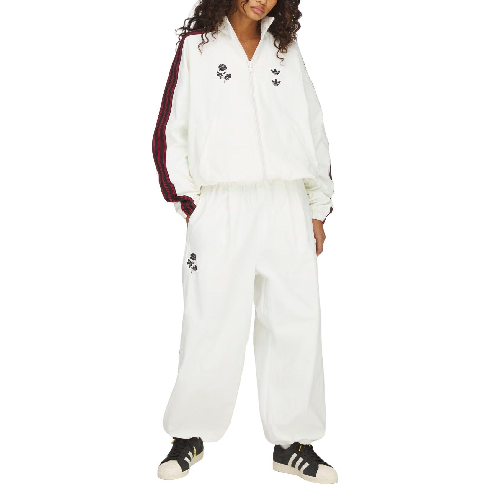 adidas x Chavarria Woven Track Jacket 'Off White' KT2616