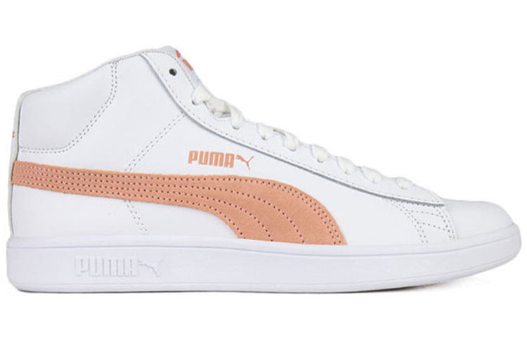 PUMA Smash V2 Mid L 'White Pink' 366924-09