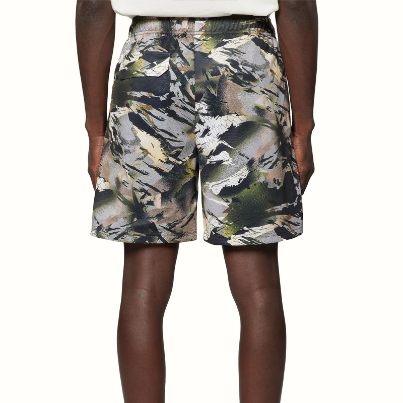 HERON PRESTON Dry Fit Shorts 'Camo Green' HMVH001S22JER0015900