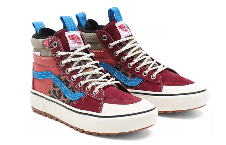 Vans Unisex SK8-Hi MTE-2 High-Heeled Sneakers Red 'Brown Orange' VN0A5HZZA0B