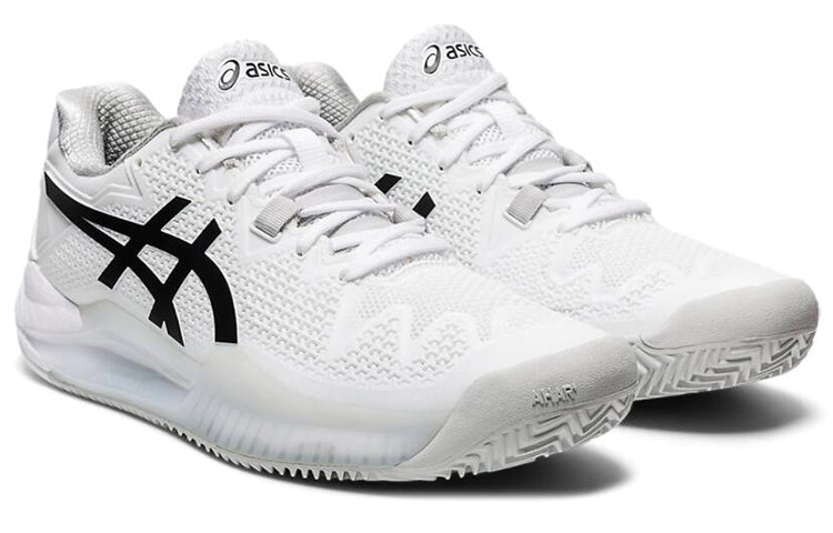 (WMNS) ASICS Gel-Resolution 8 Clay 'White Black' 1042A070-101