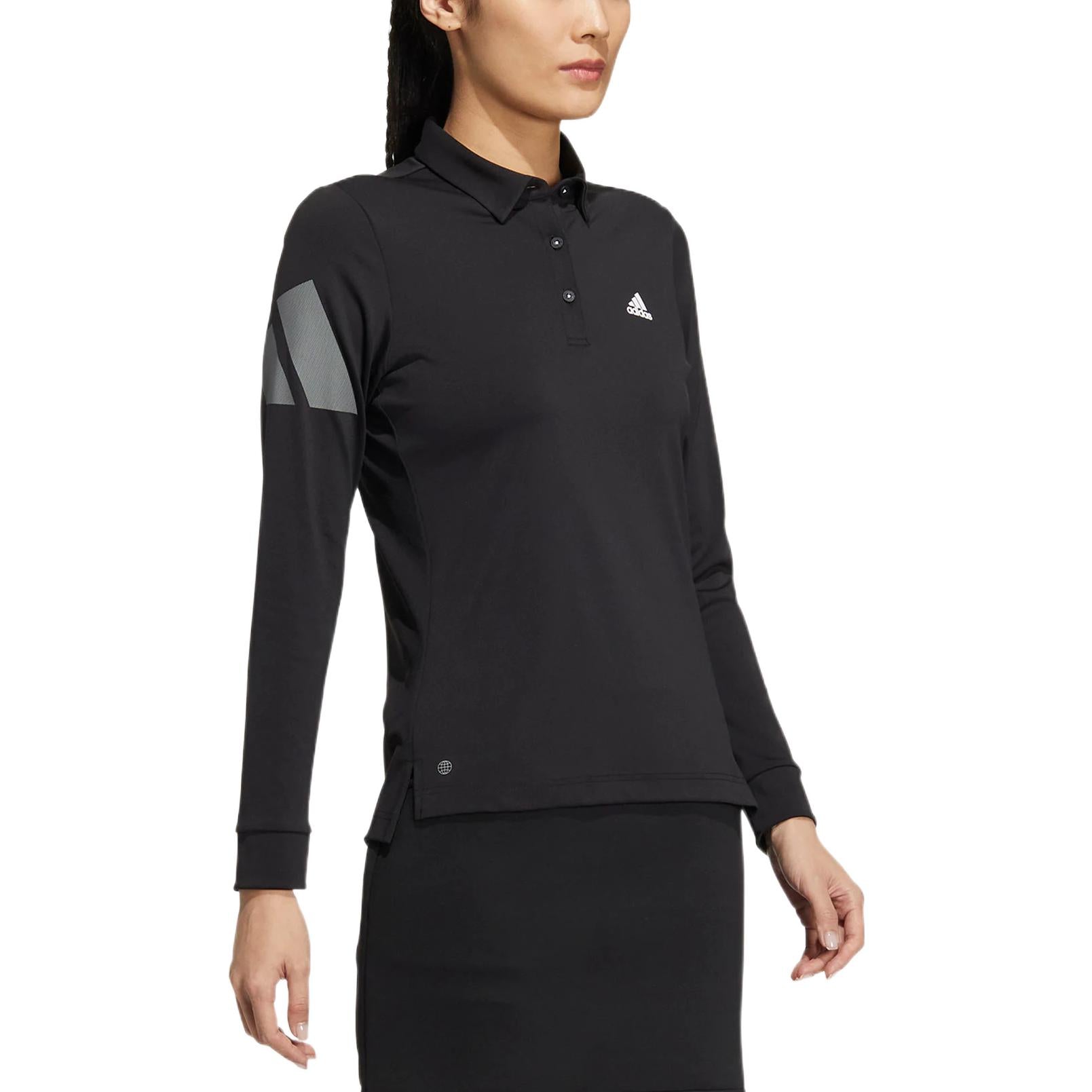 (WMNS) adidas Big Boss Aeroready Polo Shirt Asia Sizing 'Black' HG8250