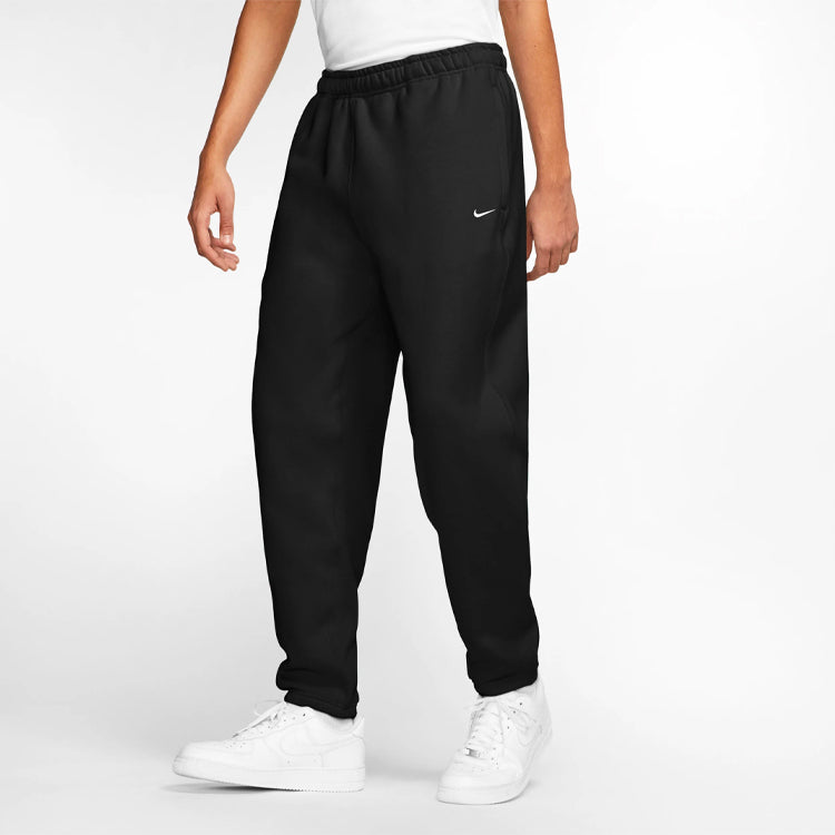 Men's Nike Logo Pattern Loose Sports Pants/Trousers/Joggers Black CW5460-010