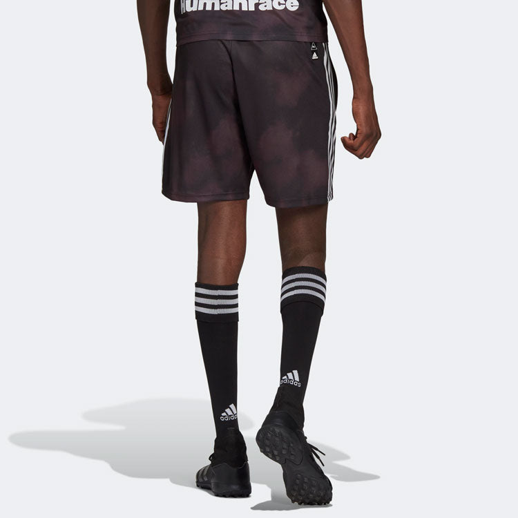 adidas Logo Elastic Waistband Stripe Straight Shorts Colorblock GJ9097