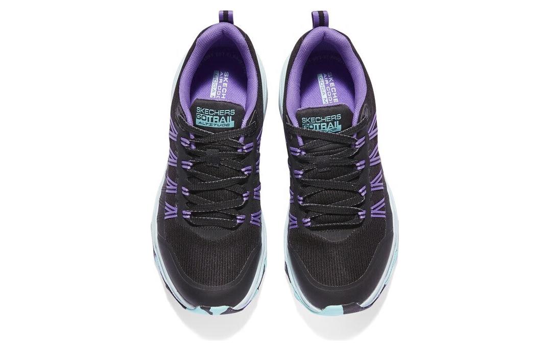(WMNS) Skechers GO RUN Trail Altitude 'Black Purple' 128222C-BKLV