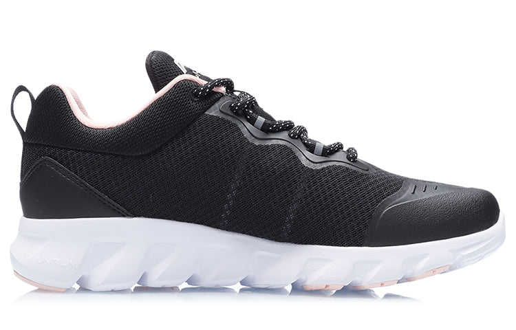 (WMNS) Li-Ning Running Shoes 'Black Pink' ARHR136-1