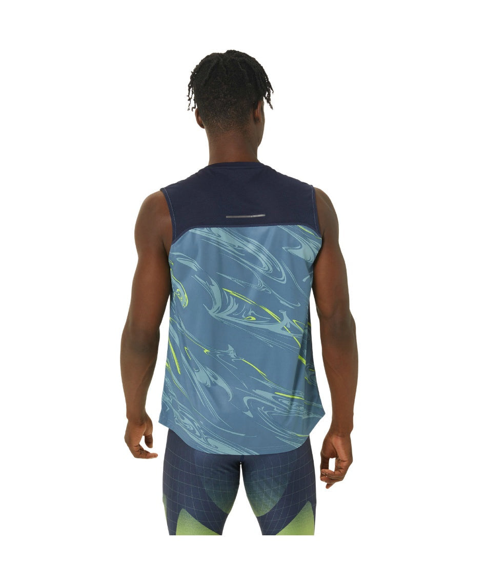 ASICS Wear Graphic Vest 'Steel Blue' 2011C776-400