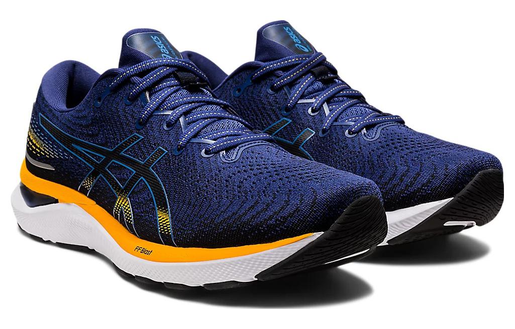 ASICS Gel-Cumulus 24 2E Wide 'Deep Ocean Amber' 1011B365-401