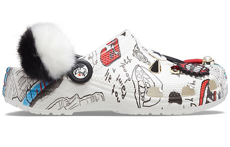 Disney x Crocs Pattern Unisex White Sandals 207401-100
