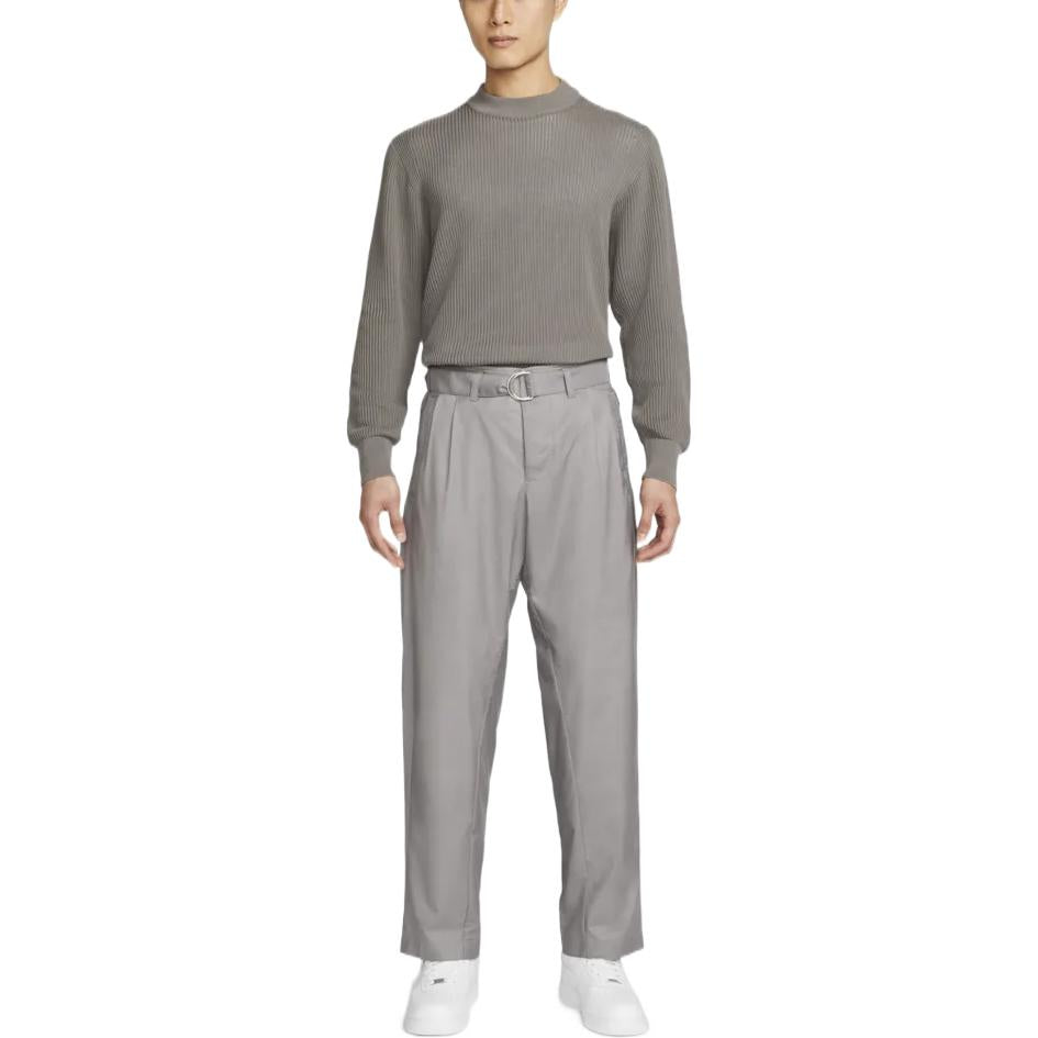 Men's Nike Light Durable Solid Color Casual Long Pants/Trousers Gray DN4100-012