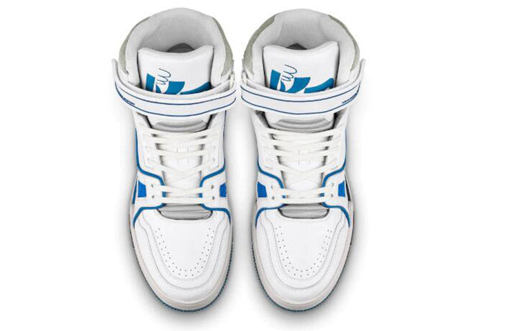 LOUIS VUITTON Trainer Boots 'White Blue' 1A54J8