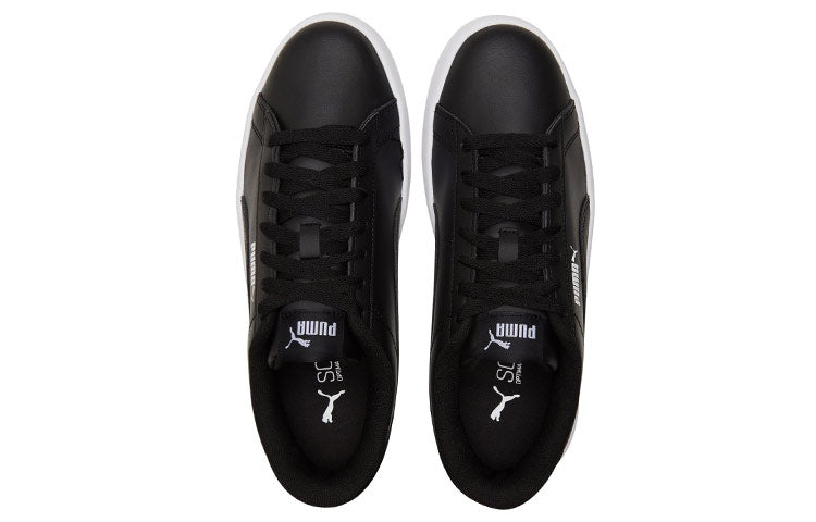 (WMNS) PUMA Lily Platform Board Shoes Black/White 384617-02