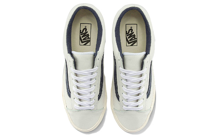Vans Style 36 Low Tops Skateboarding Shoes Unisex White Blue Contrasting Colors VN0A3DZ3YY2