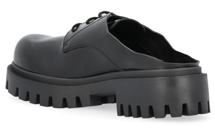 Balenciaga Sergent 20mm Mules 'Smooth Calfskin Black' 701392WBD401000