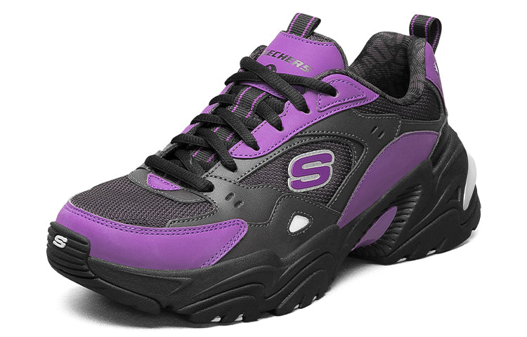 (WMNS) One Punch Man x Skechers Stamina V2 Low-Top Running Shoes Black/Purple 66666345-BKPR