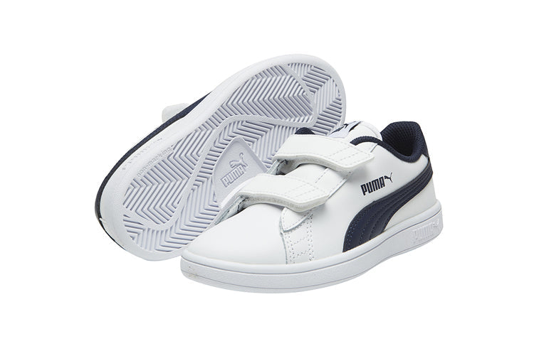 (TD) PUMA Smash v2 Leather Velcro 'White Peacoat' 365174-04