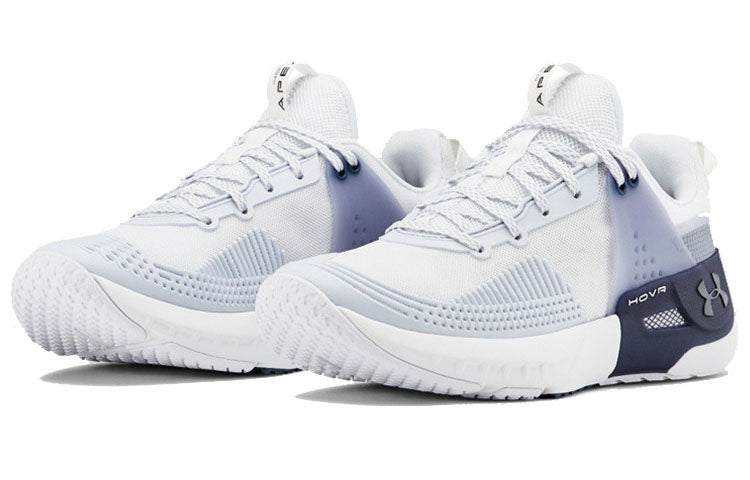 (WMNS) Under Armour UA HOVR Apex 'White Blue' 3022209-101