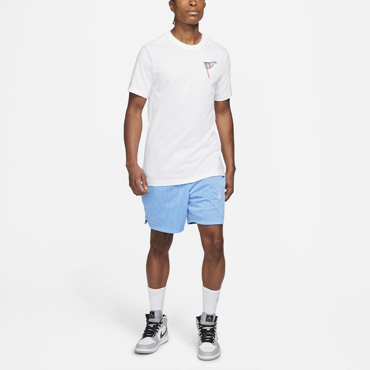 Air Jordan AJ23 MENS Varsity Sports Crew-neck Short Sleeve White CV3410-100