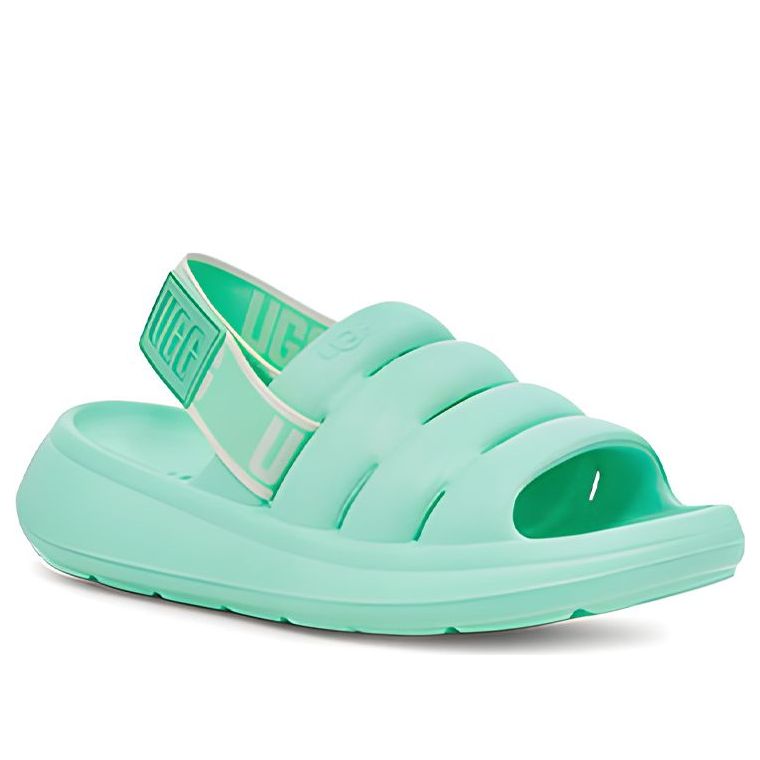 (WMNS) UGG Fluff Yeah Slide 'Emerald Green' 1126811-PEMR