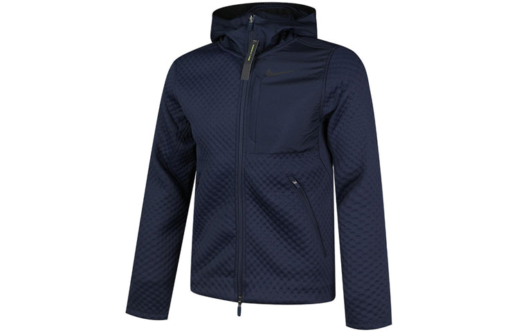Nike Full-length zipper hooded training Jacket Blue BV3999-452