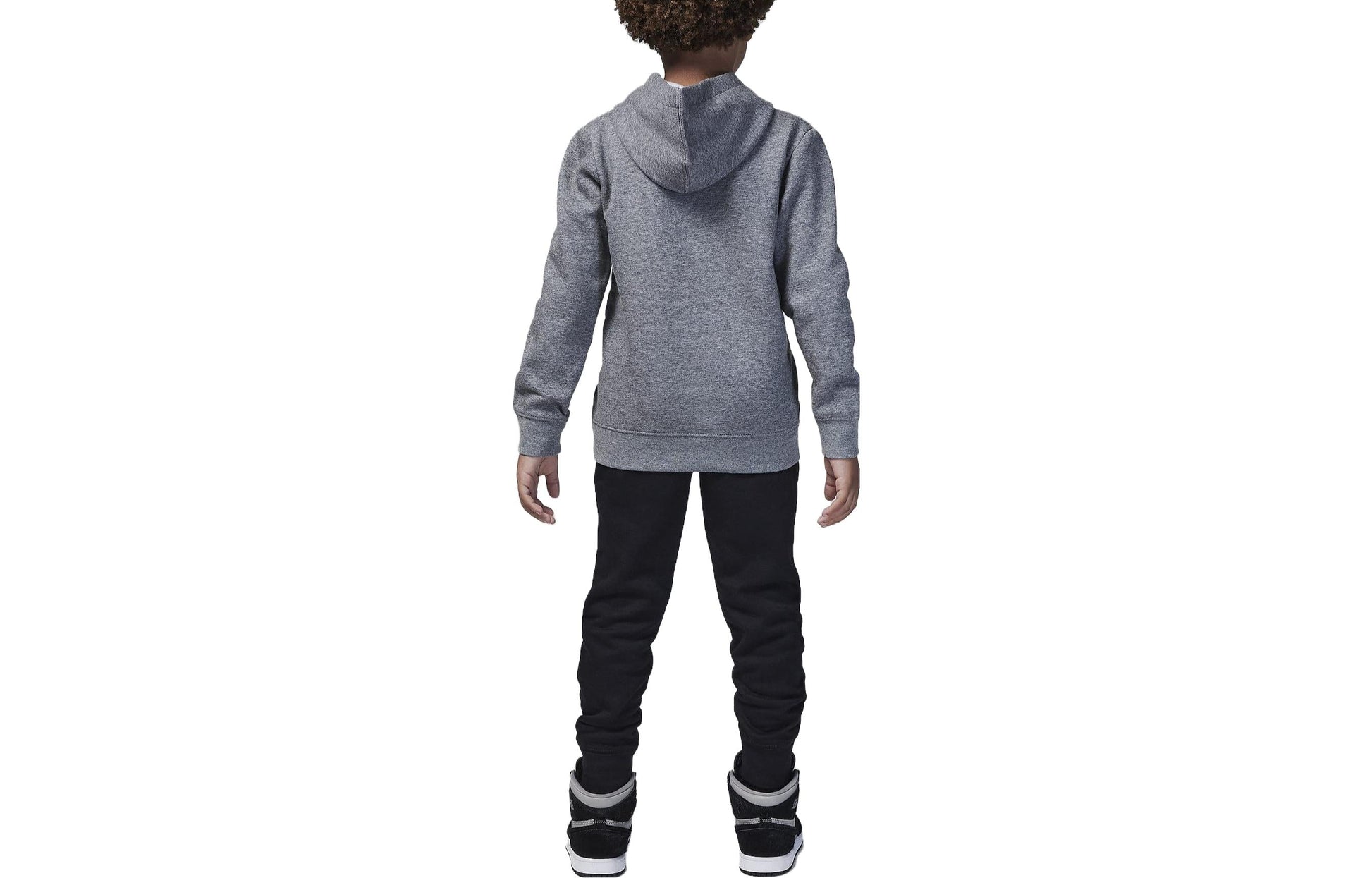 (PS) Air jordan DNA Fleece Pullover Hoodie Jogger Pants Set 'Grey' 85C687-023