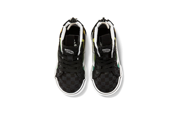 Vans SK8-Hi Zip Toddler Flame Black VN0A4BV1ESY