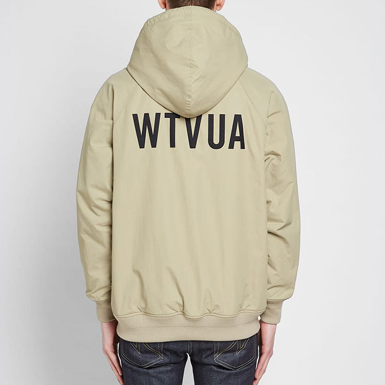 WTAPS Incom/nylon.Tussah Hooded Jacket Unisex Buff 192BRDT-JKM02-BE