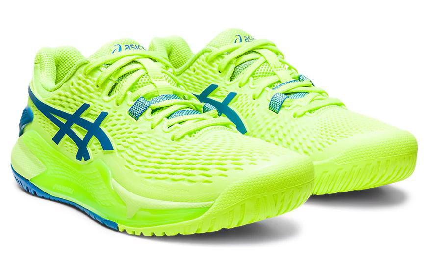 (WMNS) ASICS Gel Resolution 9 'Hazard Green' 1042A208-300