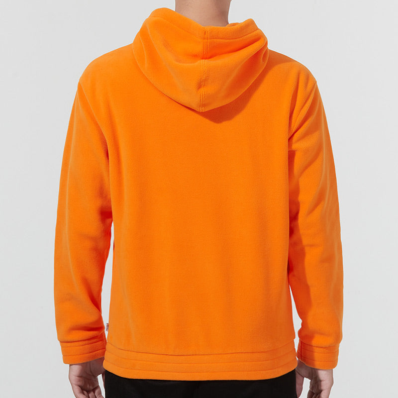 PUMA Solid Color Logo Sports Pullover Orange 846425-29