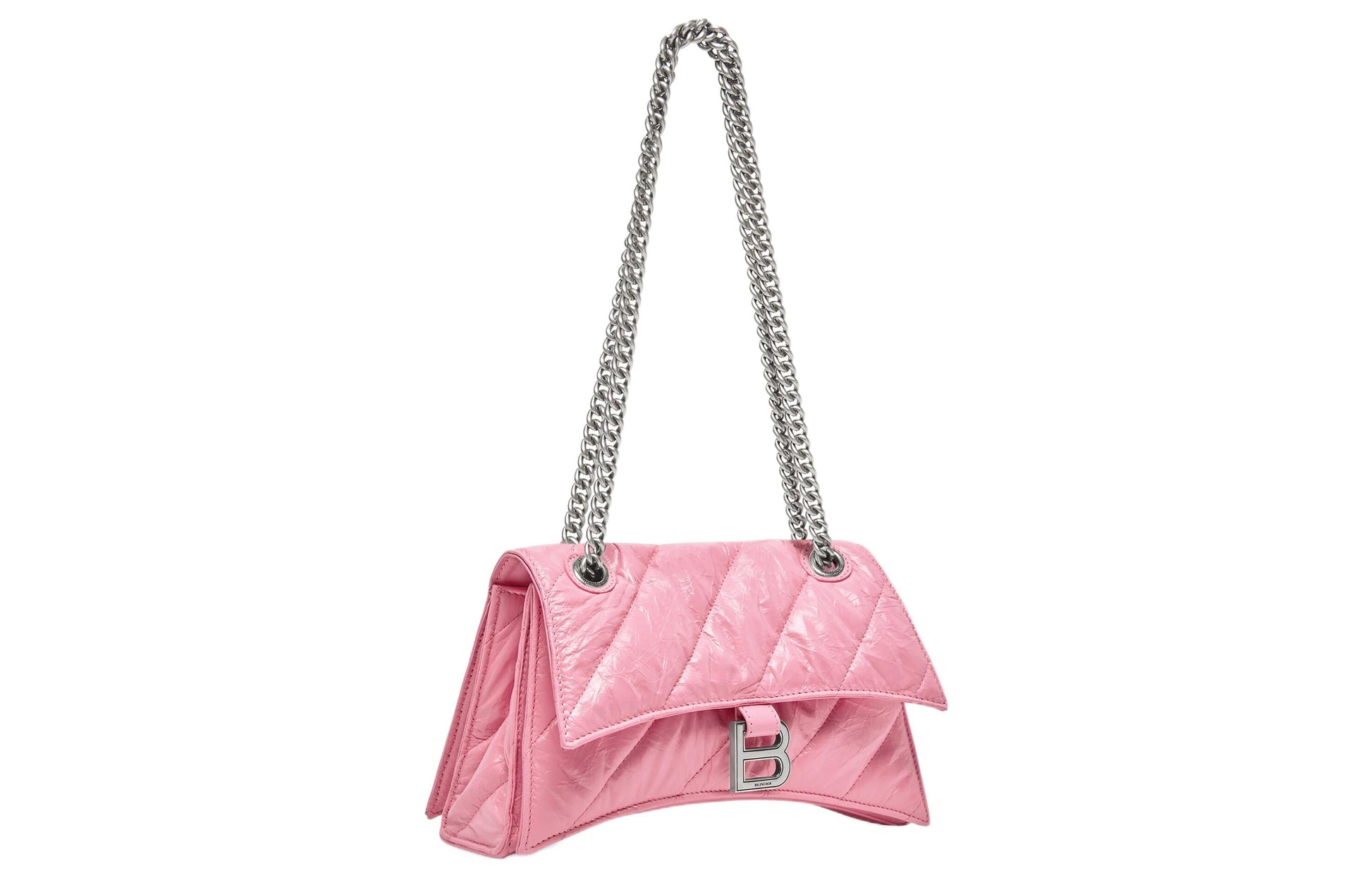 (WMNS) Balenciaga Crush Small Chain Bag Quilted 'Pink' 716351210J05812