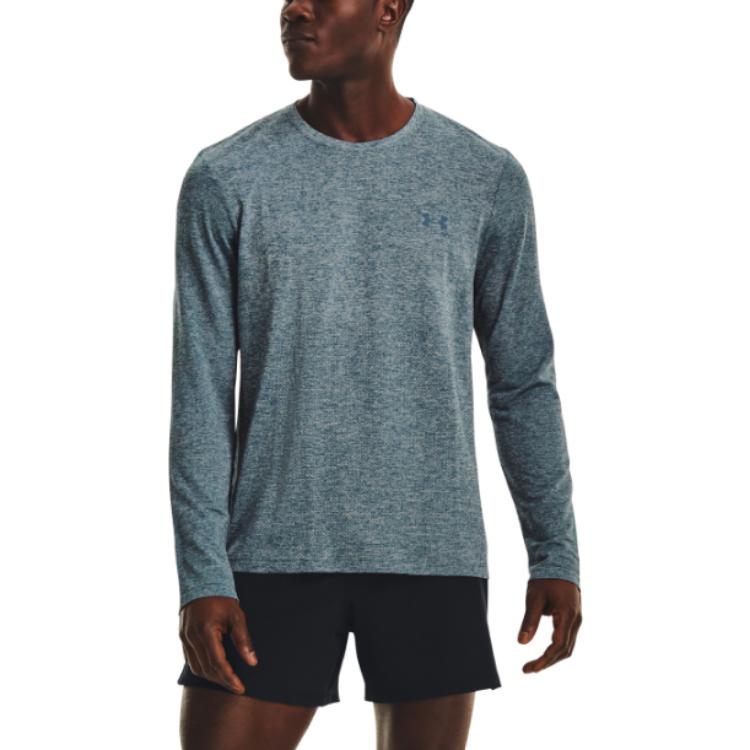 Under Armour Seamless Stride Long Sleeve 'Blue' 1375693-414