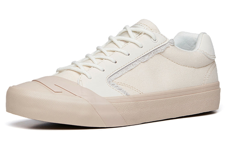 (WMNS) ANTA Life Series Sneakers  Canvas 'Grey Pink' 122228077S-4