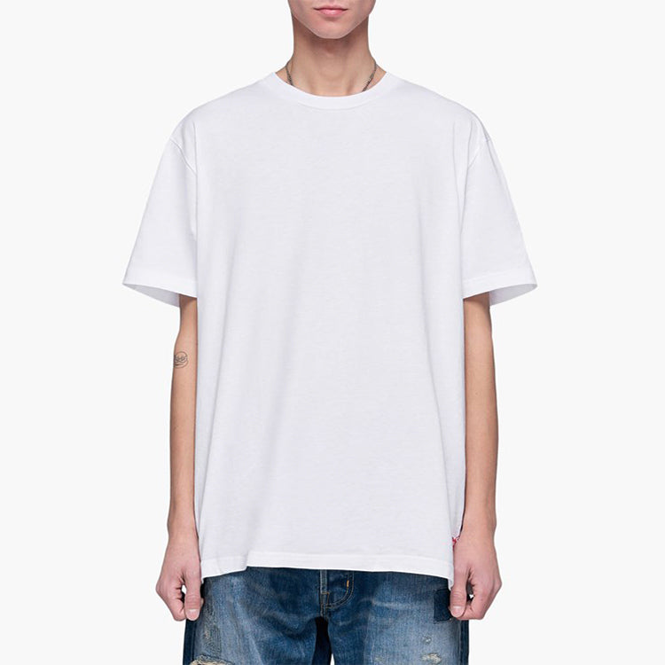 HUMAN MADE Round Neck Pullover Short Sleeve Unisex 3 White HM19CS023