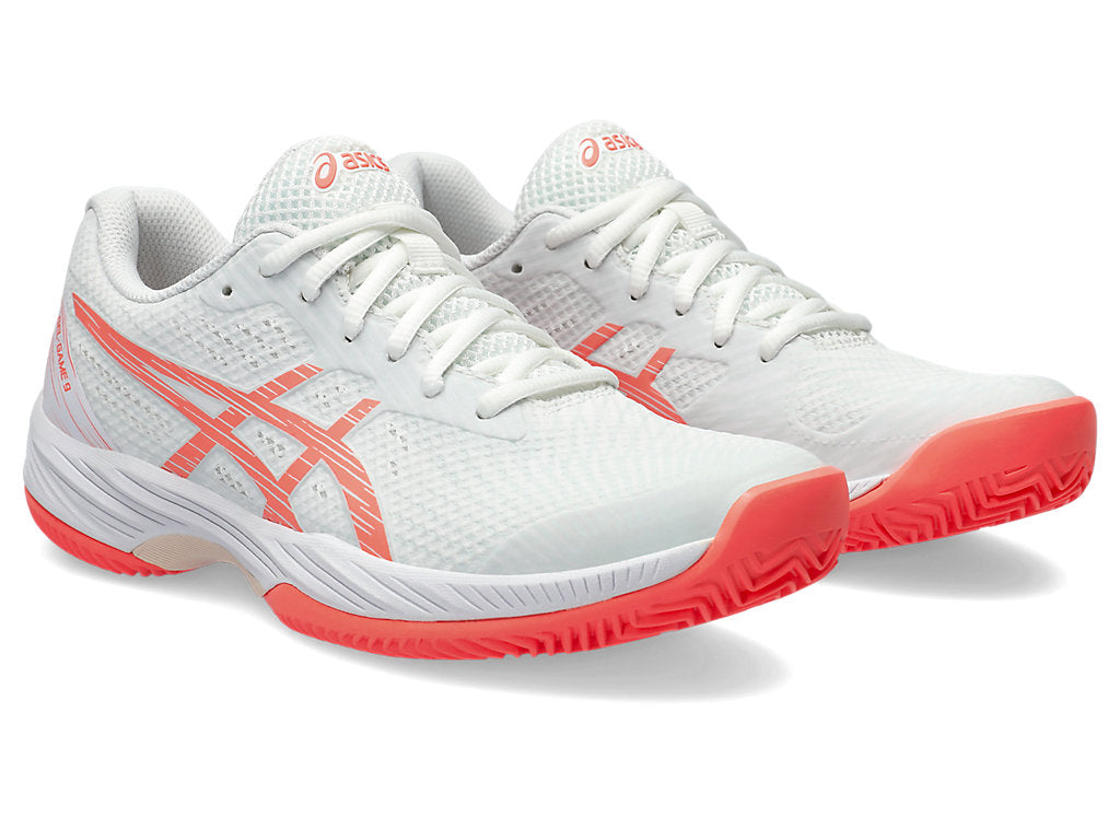 (WMNS) ASICS Gel-Game 9 Clay OC 'White Sun Coral' 1042A217-104