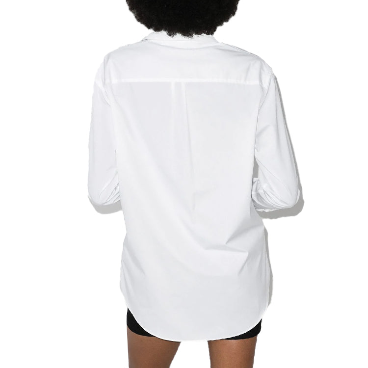 (WMNS) Off-White Printing Long Sleeves Shirt White OWGA031E20FAB0030110