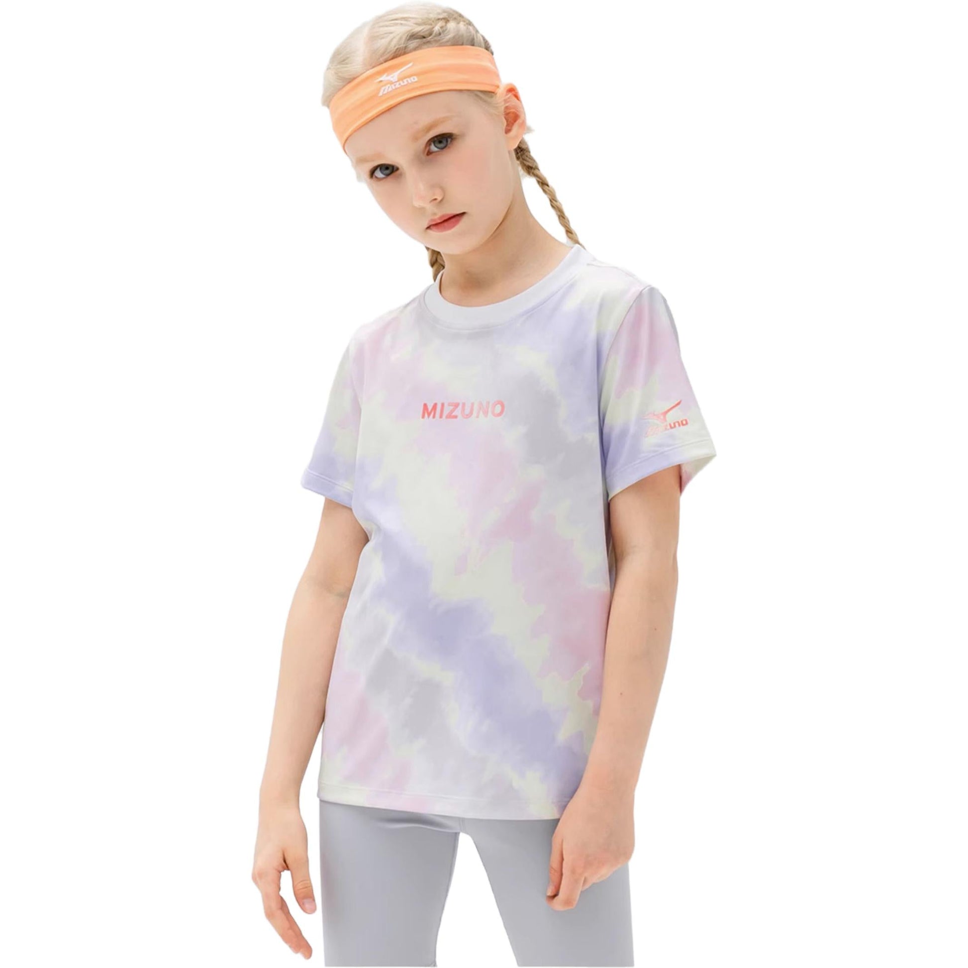 (GS) Mizuno Casual T-shirt 'Pink' T1247
