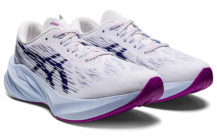(WMNS) ASICS Novablast 3 'White Dive Blue' 1012B288-100