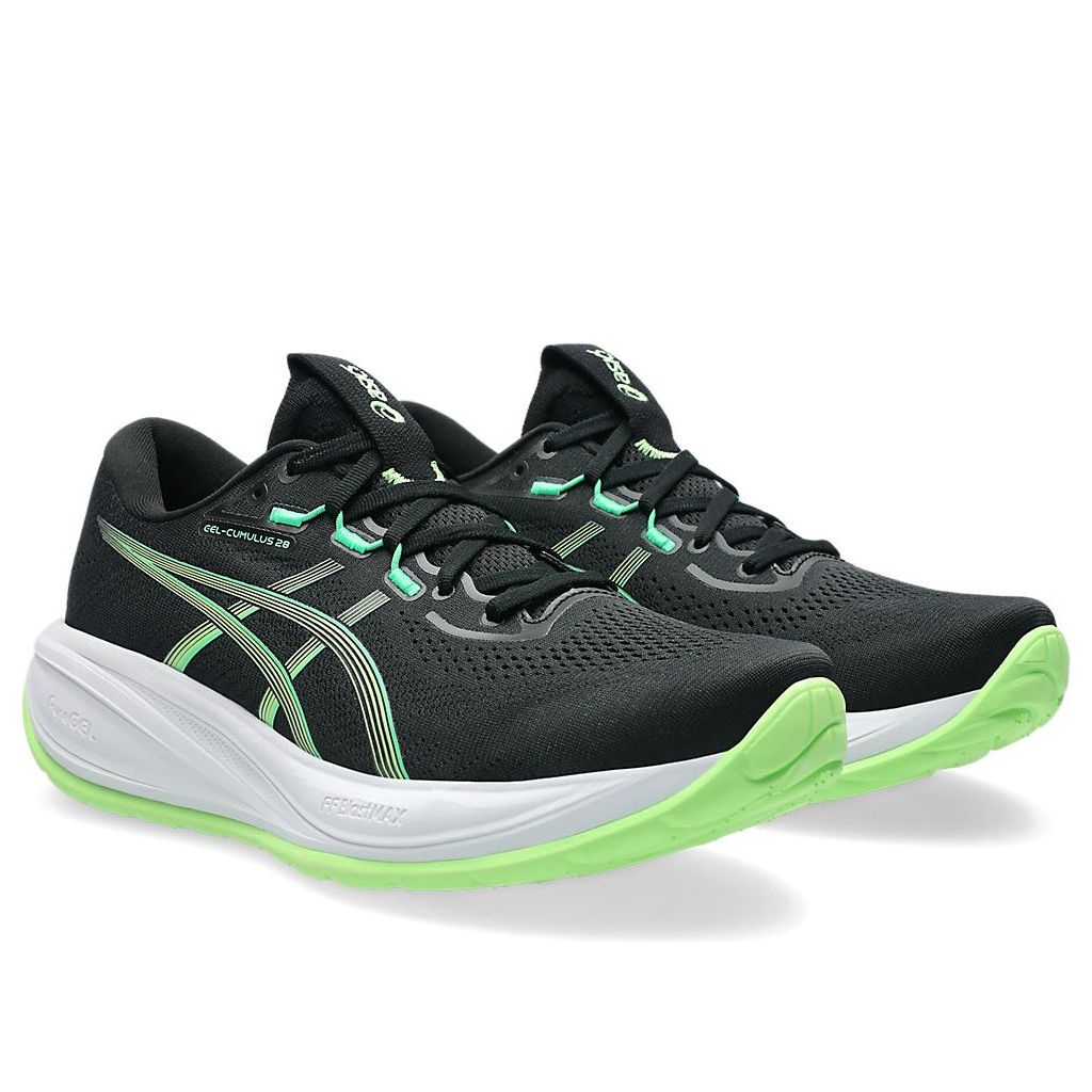 ASICS Gel-Cumulus 28 'Black Illuminate Green' 1011C143-001
