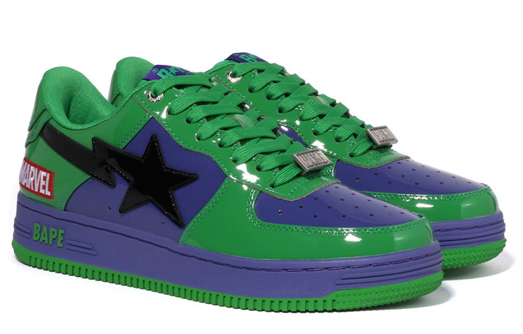 A BATHING APE Bape Sta X Marvel 'Blue Green' 1I73-291-904