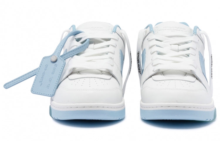 Off-White Out Of Office Leather Sneaker 'White Blue' OMIA189C99LEA0010145